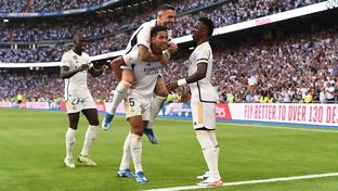 O líder goleia no Bernabéu