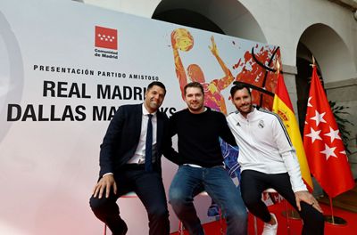 presentación del partido real madrid-dallas mavericks