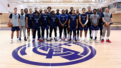 Los Dallas Mavericks se entrenan en la Ciudad Real Madrid