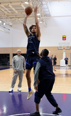 los dallas mavericks se entrenan en la ciudad real madrid