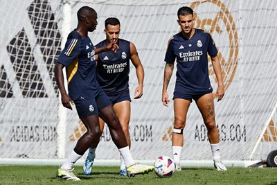 entrenamiento del real madrid