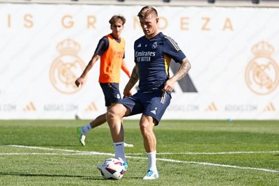 entrenamiento del real madrid