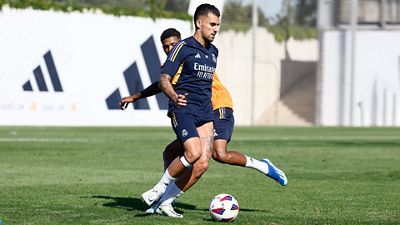 First training session of the week at Real Madrid City