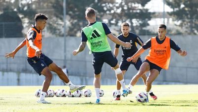 entrenamiento del real madrid