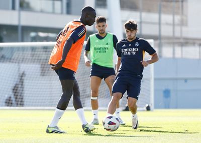entrenamiento del real madrid