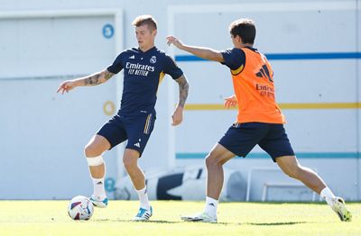 entrenamiento del real madrid