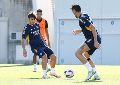 entrenamiento del real madrid
