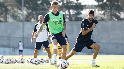 Latest training session at Real Madrid Sport City