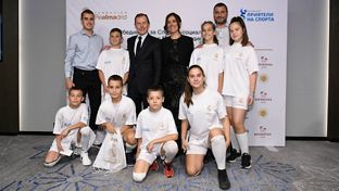 Butragueño attends the Foundation's school charity dinner in Bulgaria