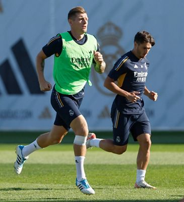 entrenamiento del real madrid