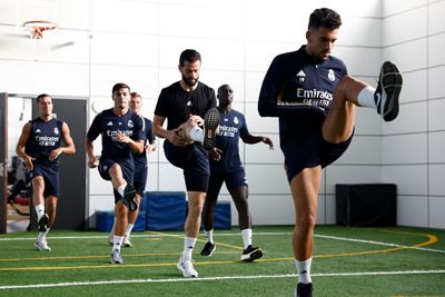 entrenamiento del real madrid