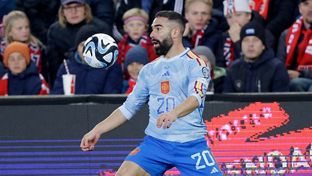 0-1: Carvajal, Fran García y Joselu participan en la clasificación de España para la Eurocopa