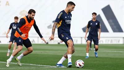 Internationals back in training with Ancelotti