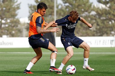 entrenamiento del real madrid