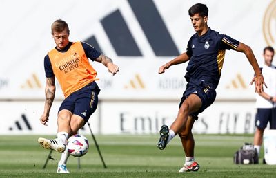 entrenamiento del real madrid