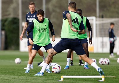 entrenamiento del real madrid