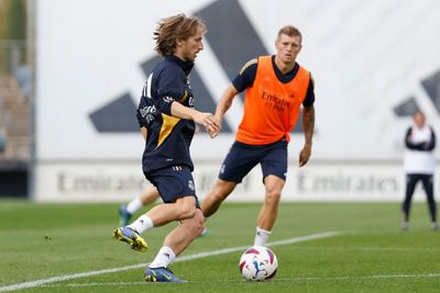 entrenamiento del real madrid