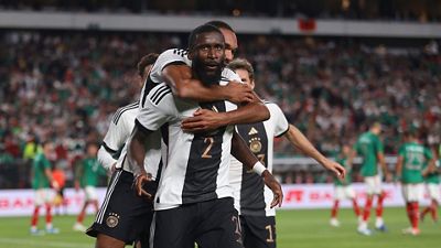 2-2: Rüdiger on target with Germany's equaliser
