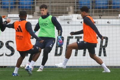 entrenamiento del real madrid