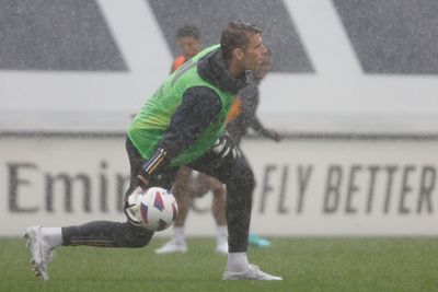 entrenamiento del real madrid