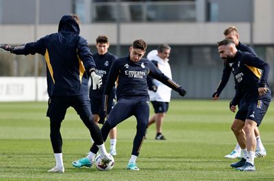 entrenamiento del real madrid
