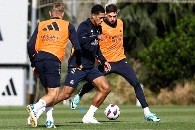 entrenamiento del real madrid
