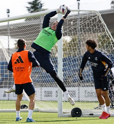 entrenamiento del real madrid