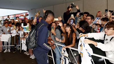 Así fue la llegada del Real Madrid a Sevilla