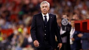 Ancelotti é o terceiro treinador com mais jogos na história do Real Madrid