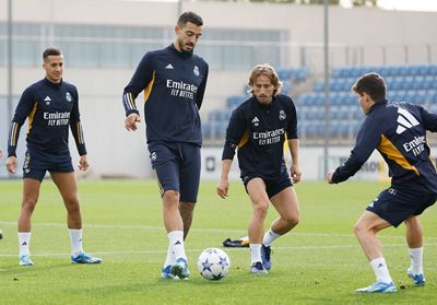 entrenamiento del real madrid