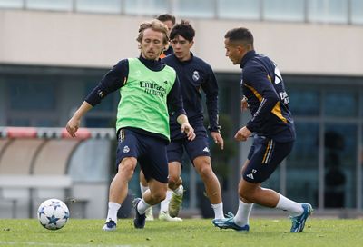 entrenamiento del real madrid