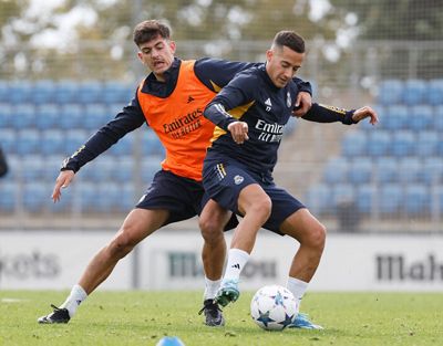 entrenamiento del real madrid