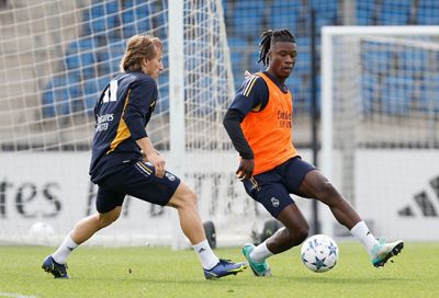 entrenamiento del real madrid