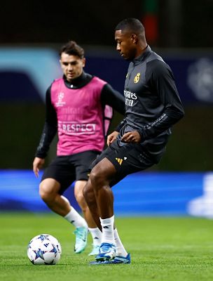 entrenamiento del real madrid