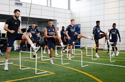 entrenamiento del real madrid