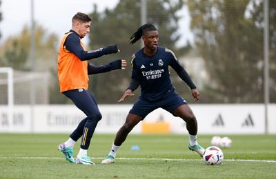 entrenamiento del real madrid