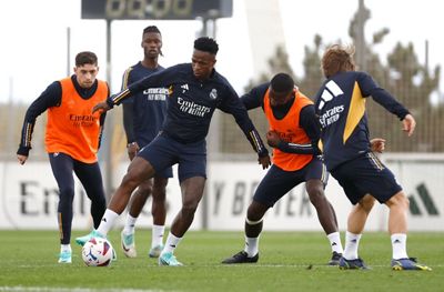 entrenamiento del real madrid
