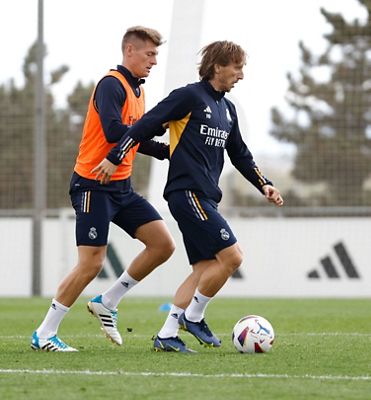 entrenamiento del real madrid