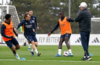 entrenamiento del real madrid