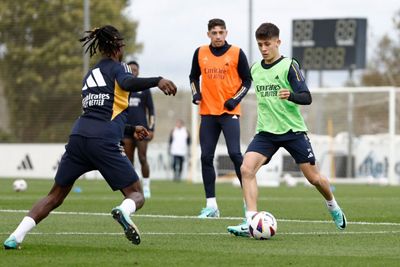 entrenamiento del real madrid