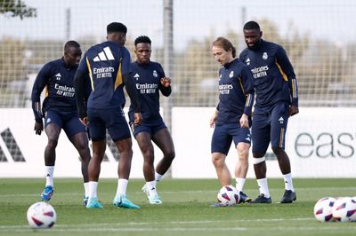 entrenamiento del real madrid