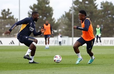 entrenamiento del real madrid