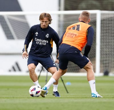 entrenamiento del real madrid