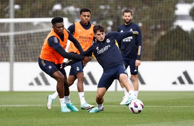 entrenamiento del real madrid