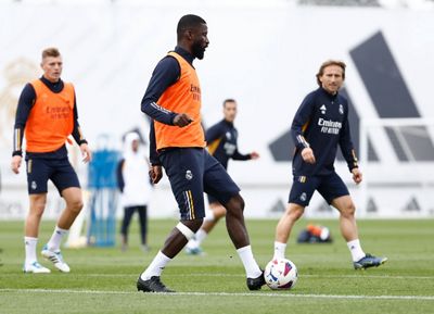entrenamiento del real madrid