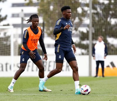 entrenamiento del real madrid