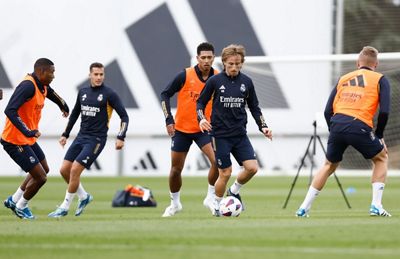 entrenamiento del real madrid