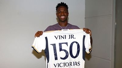 Vini Jr. alcanza las 150 victorias: 'Nunca nos rendimos y cuando peleamos podemos ganar todos los partidos'