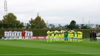Minute's silence at the Alfredo Di Stéfano