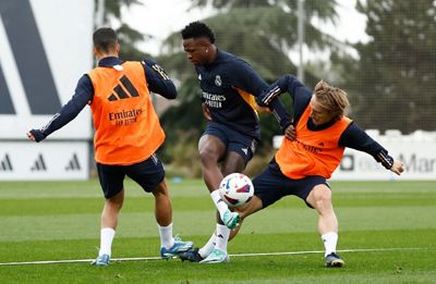 entrenamiento del real madrid